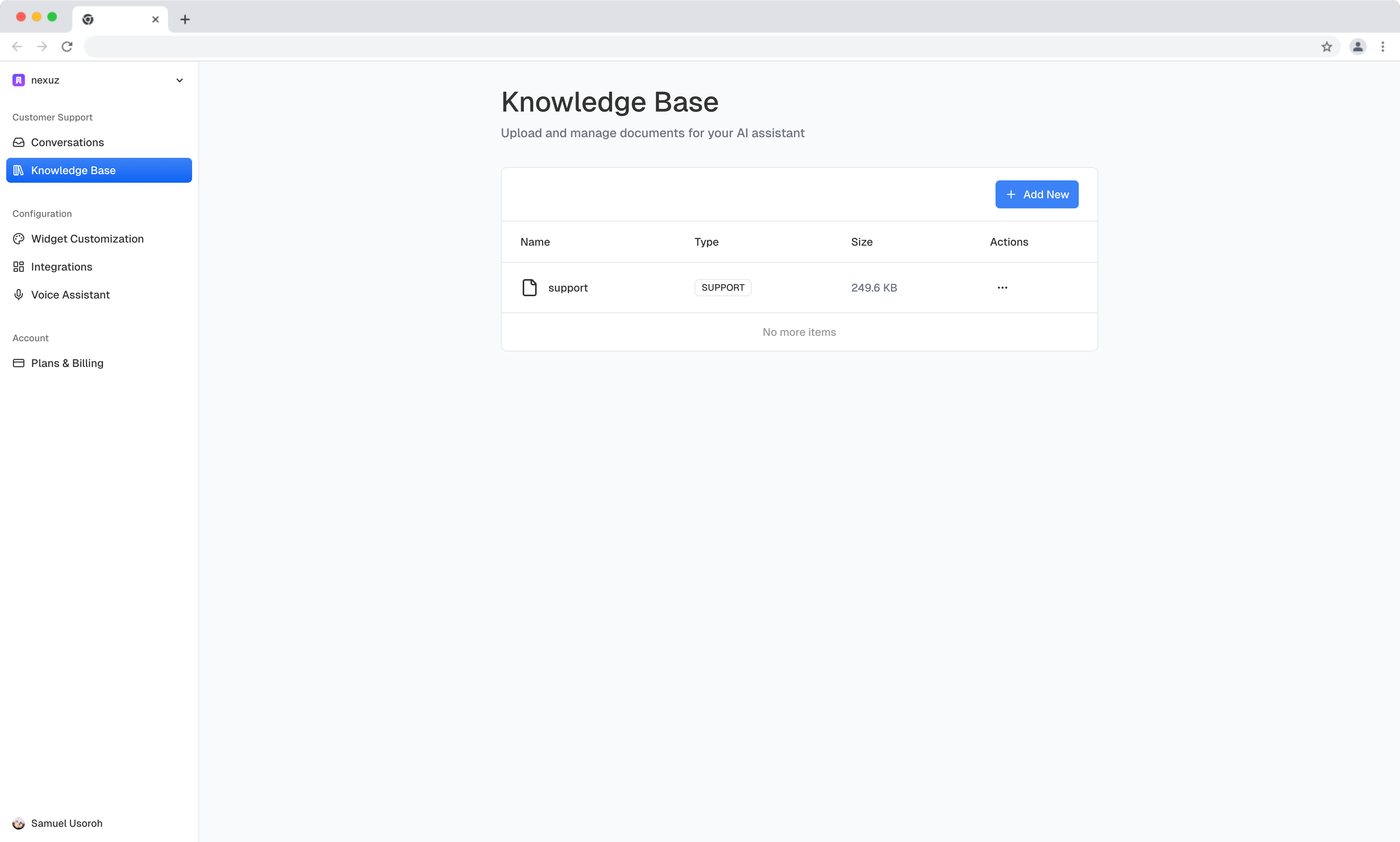 Voice assistant handing off customer requests